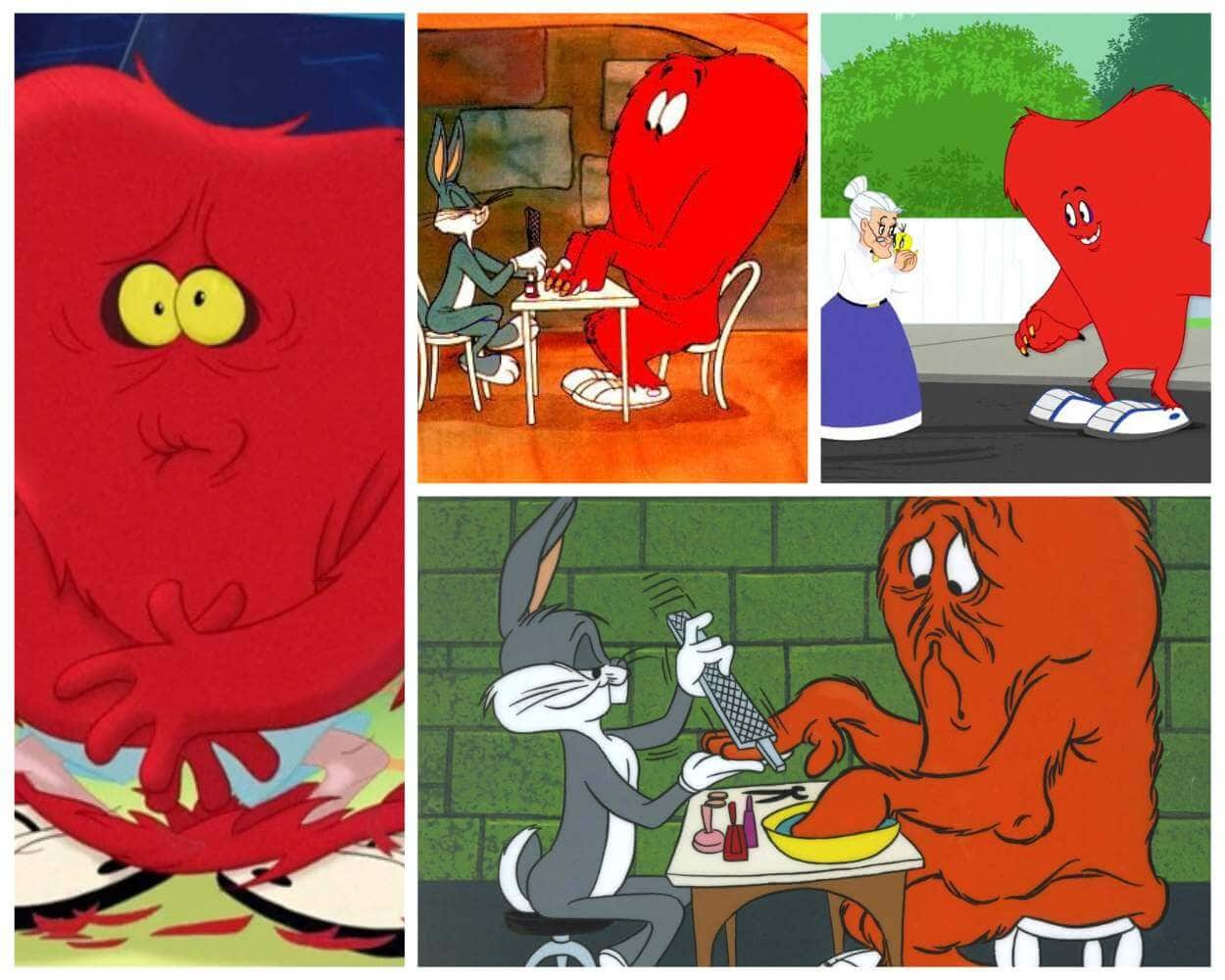 Gossamer origins and character development in Looney Tunes
