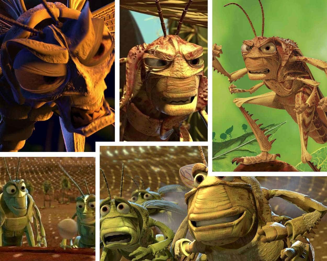 Grasshopper characters in A Bug's Life