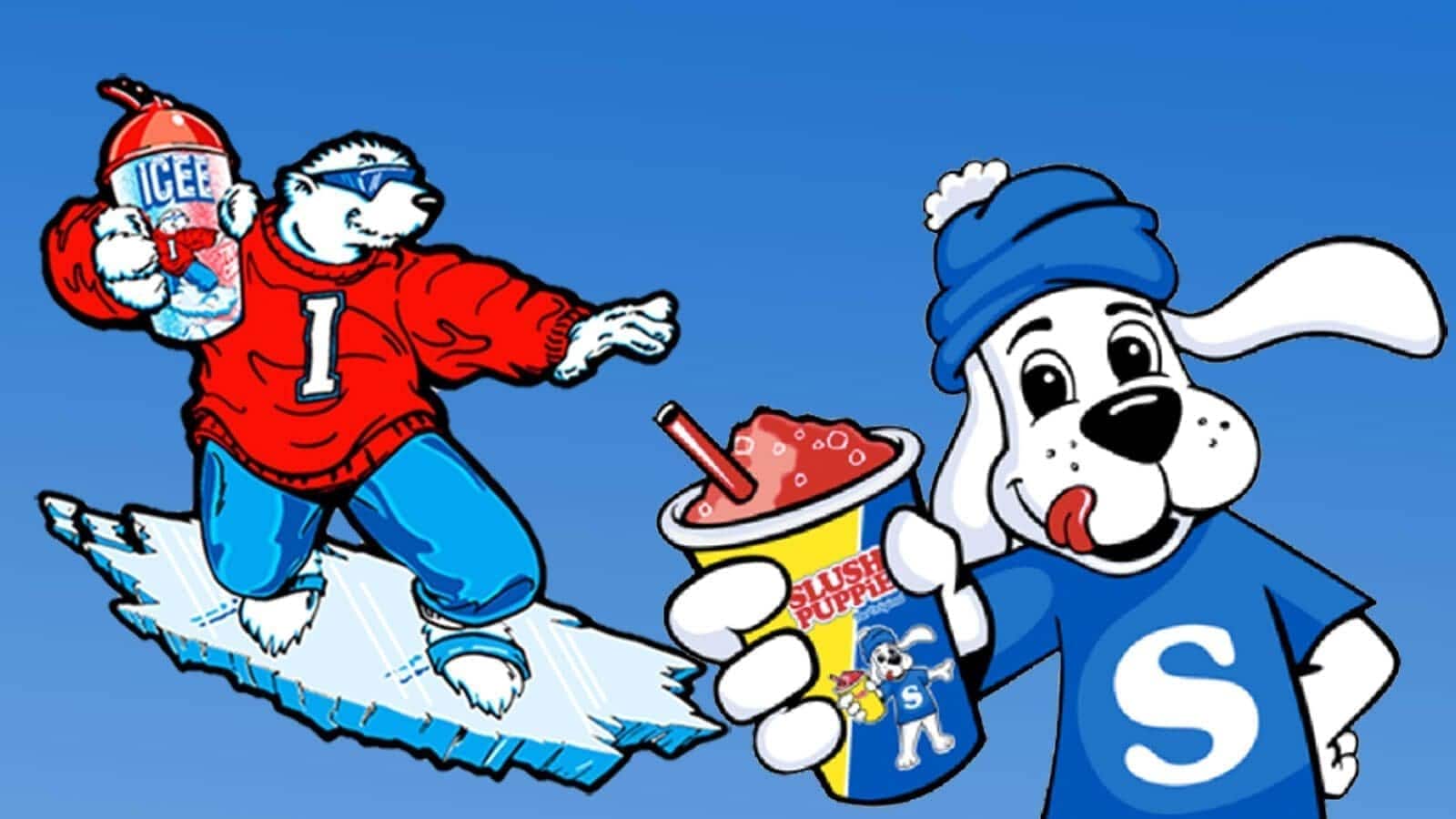 ICEE Bear - polar bear mascot for ICEE frozen drinks