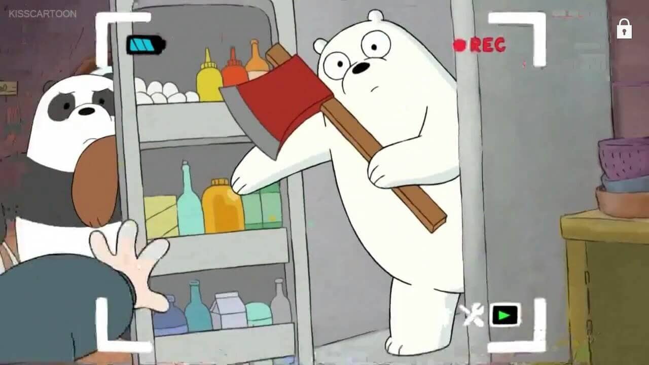 Ice Bear - polar bear from We Bare Bears Cartoon Network