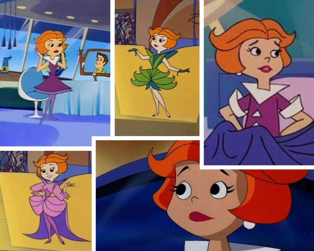Jane Jetson, a main character from The Jetsons
