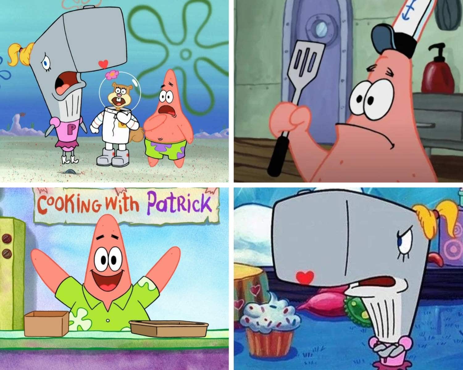 Pearl Krabs and Patrick Star