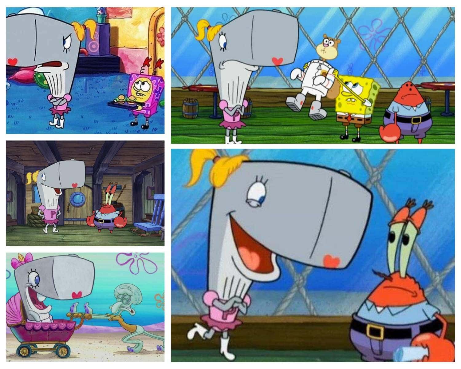 Pearl Krabs physical appearance from SpongeBob SquarePants