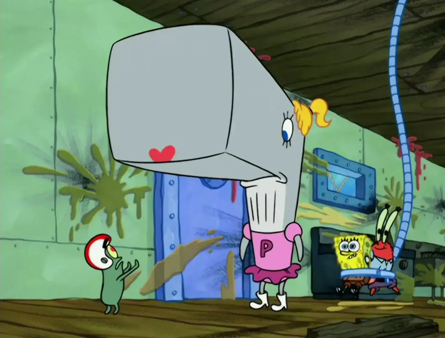 Pearl Krabs and Plankton SpongeBob SquarePants
