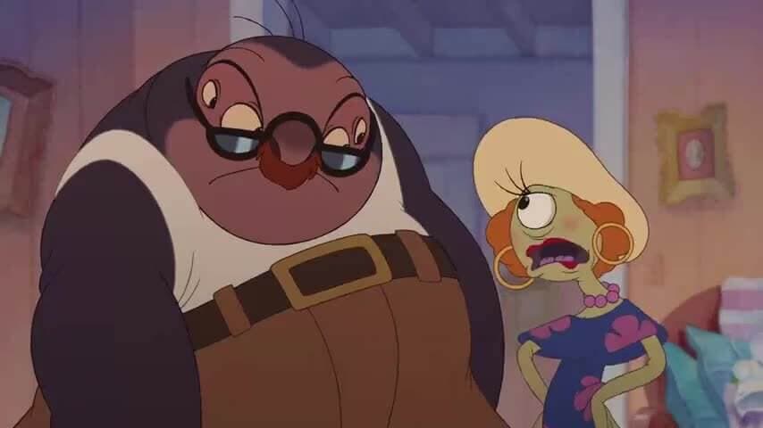 Pleakley on Earth adventures from Lilo and Stitch