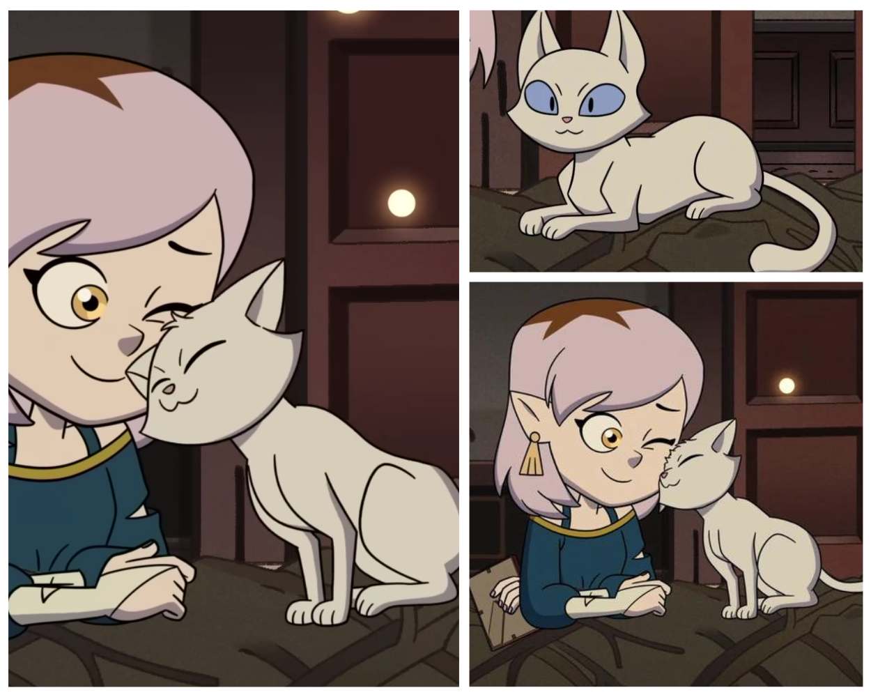Amity Blight Ghost cat palisman from The Owl House
