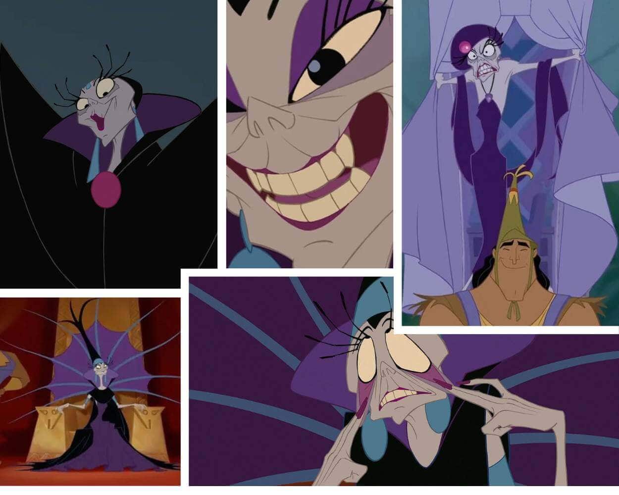 Yzma the dramatic villain from The Emperor's New Groove