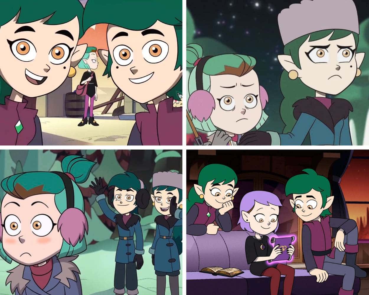 Amity Blight with Edric and Emira Blight siblings