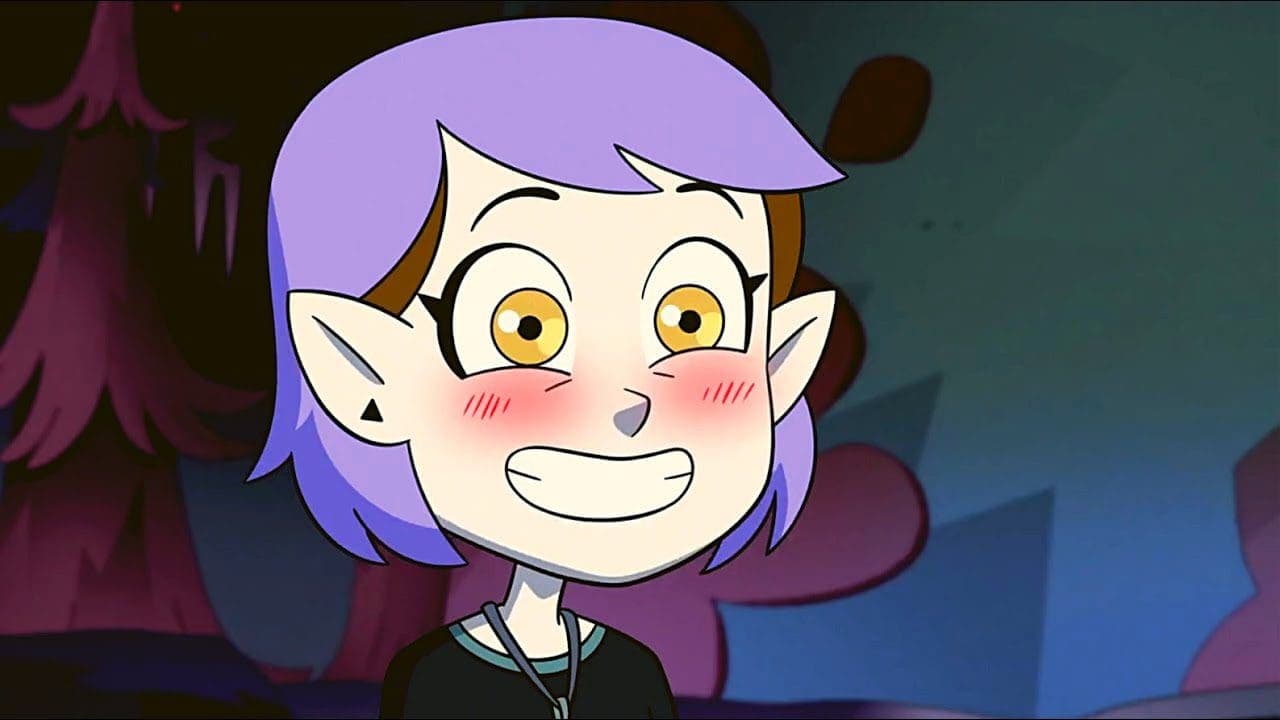 Amity Blight purple hair from The Owl House