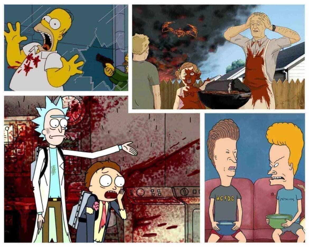 cartoons with violence