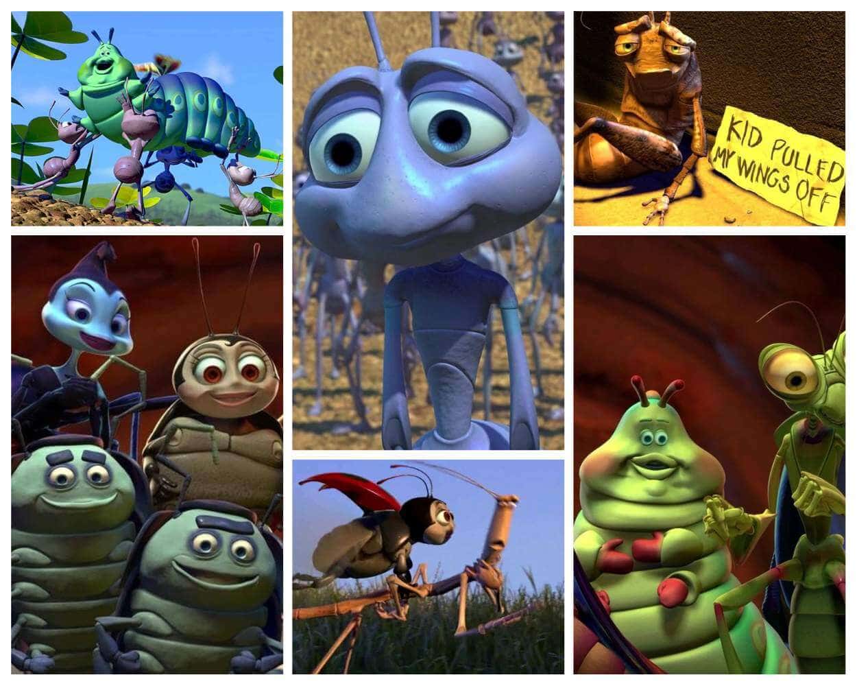 Main characters in A Bug's Life