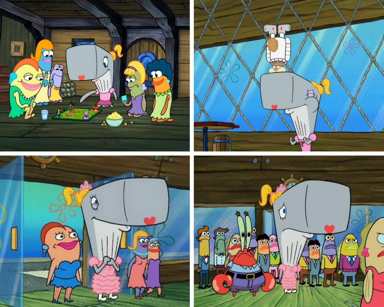 Pearl Krabs friends and Bikini Bottom social life
