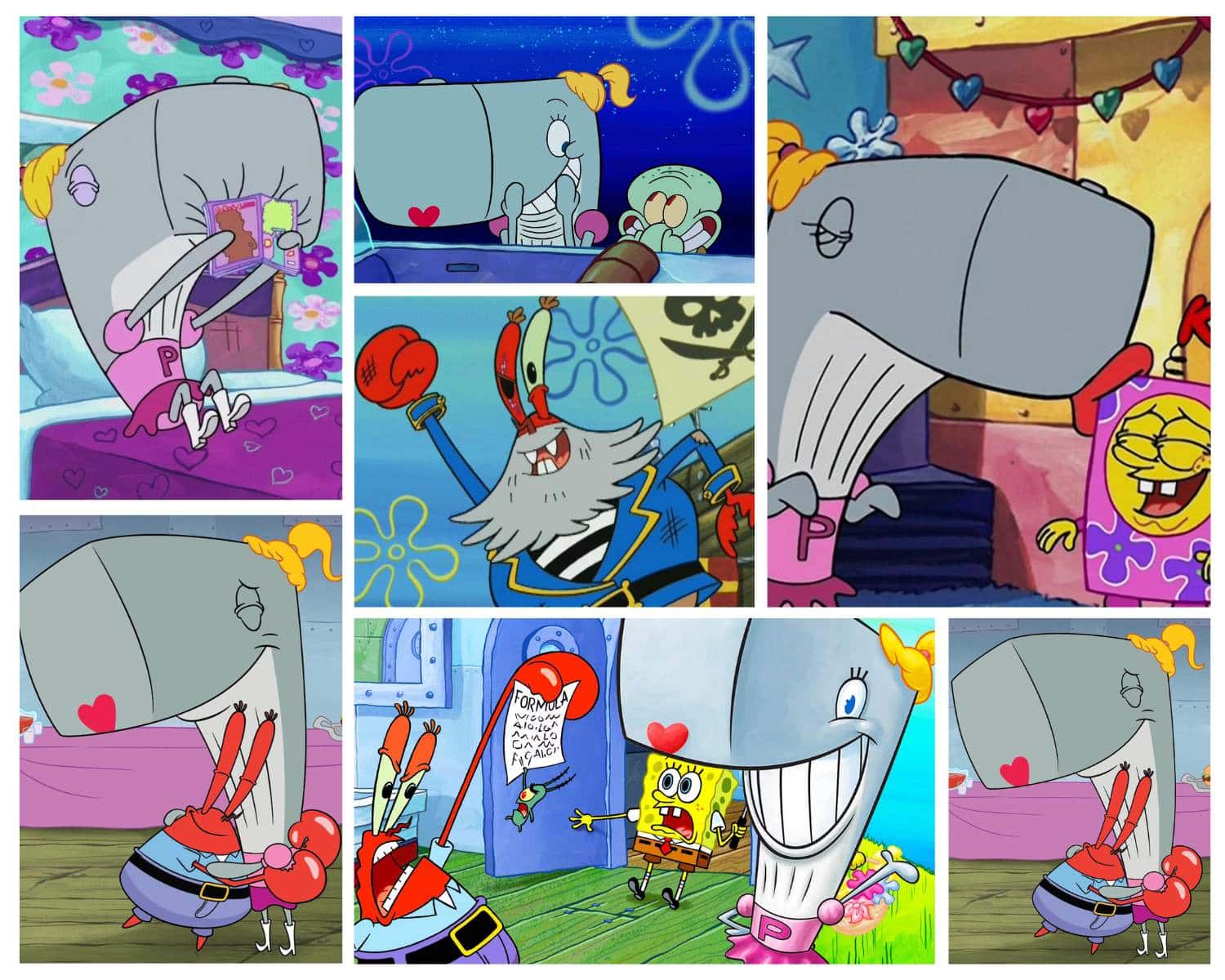 Pearl Krabs takes over the Krusty Krab SpongeBob