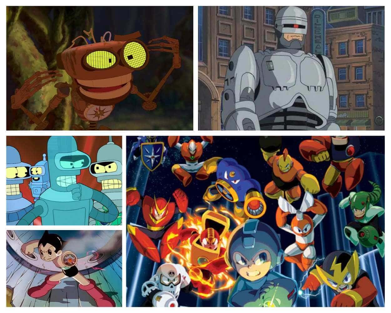robot cartoons and movies