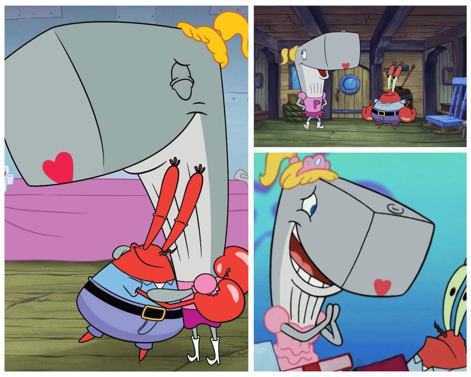SpongeBob Pearl Krabs teenage whale character