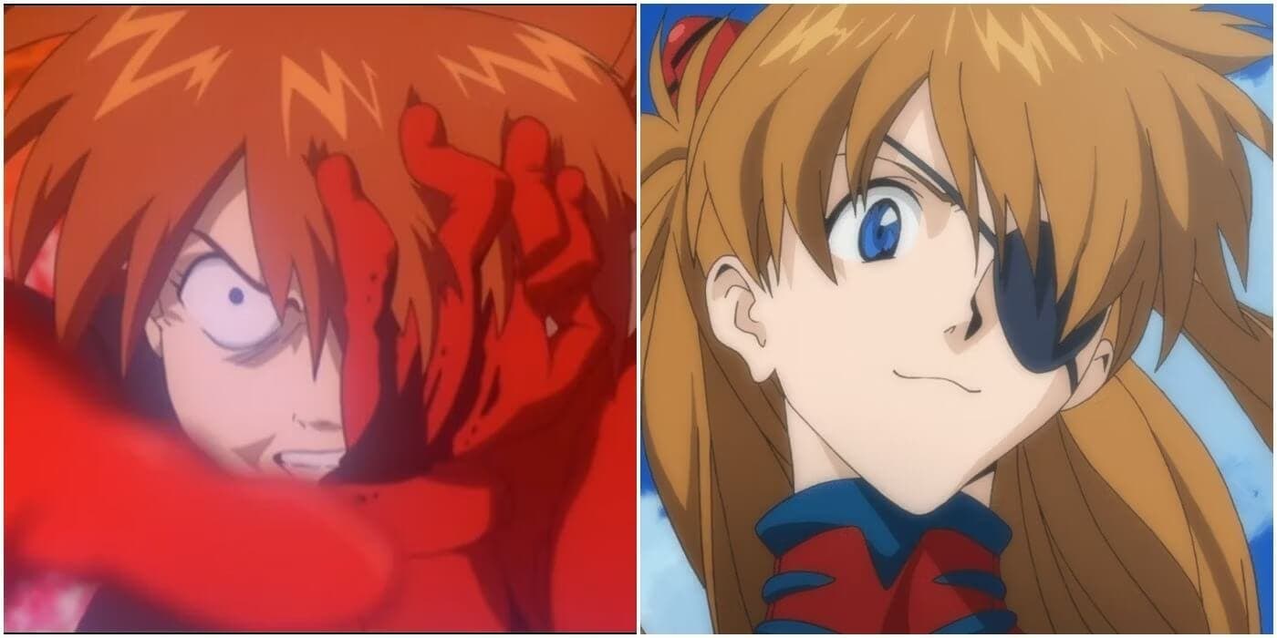 Asuka Shikinami Langley - Rebuild of Evangelion 3.0 with angel-seal eyepatch