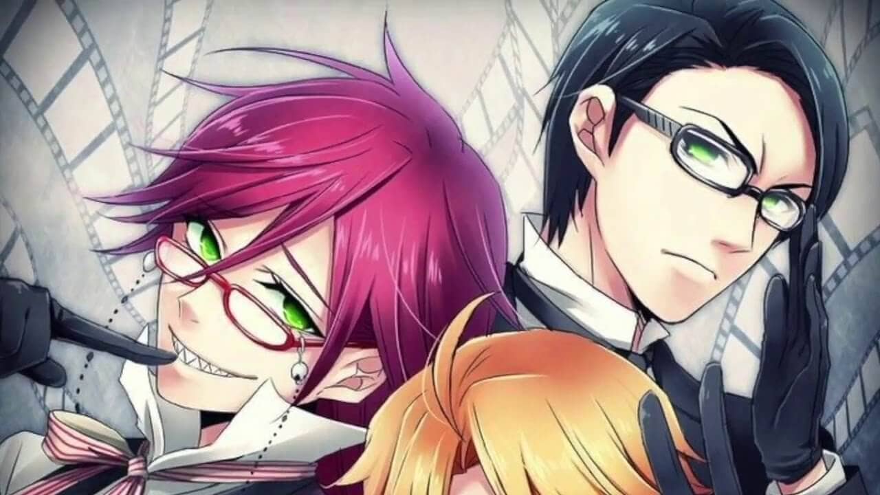 Black Butler Grell Sutcliff the chainsaw scythe grim reaper