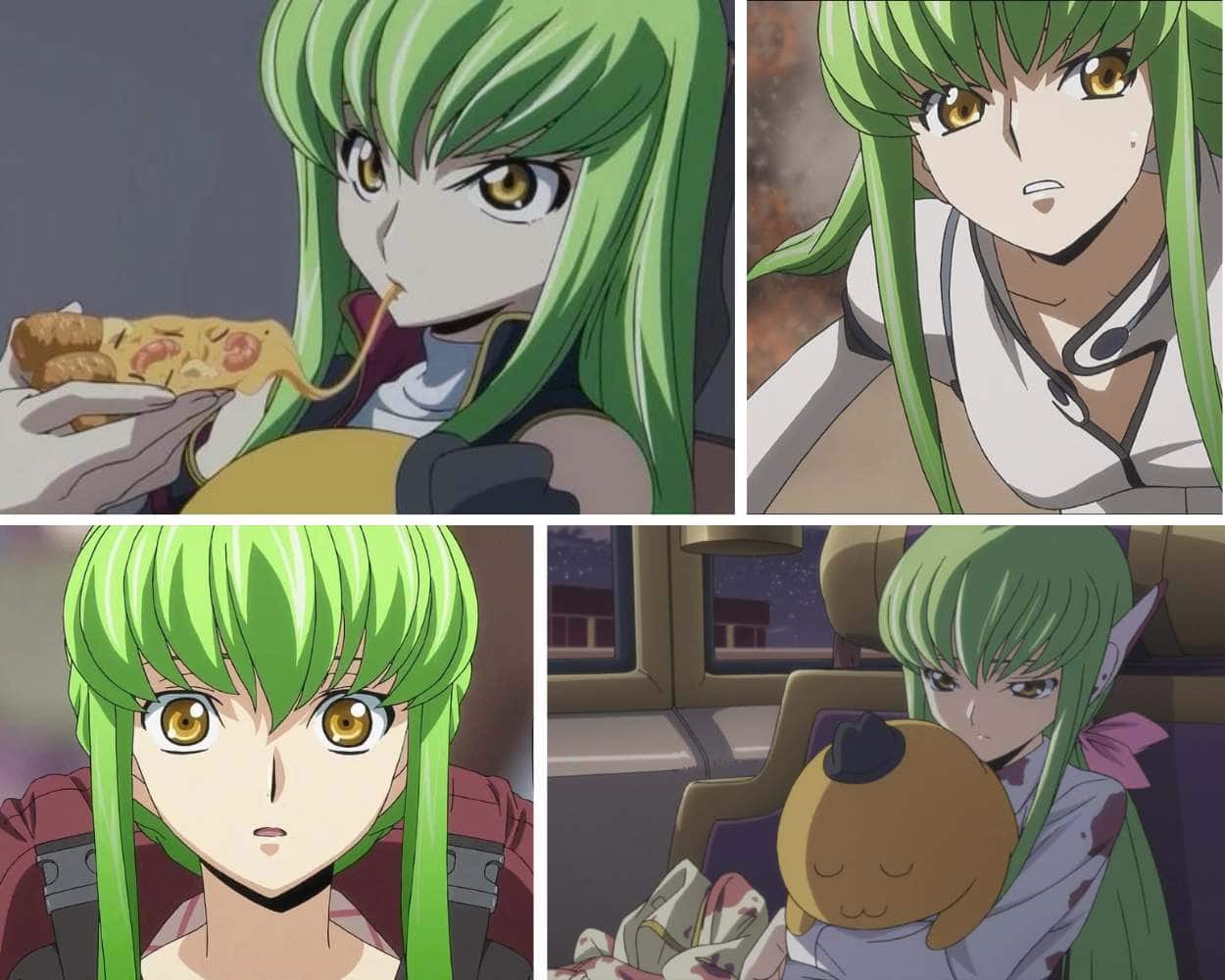 C.C. the immortal witch from Code Geass