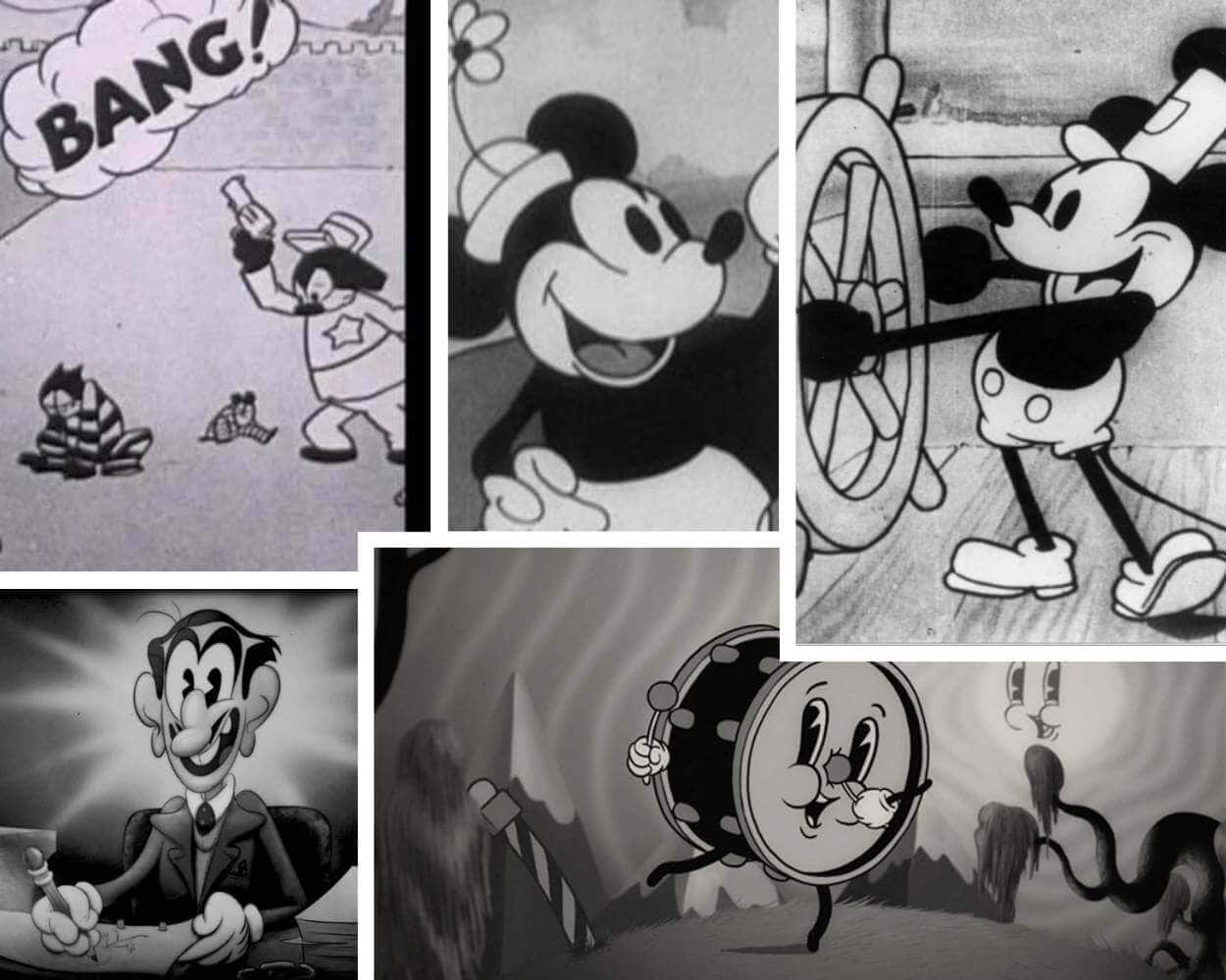 transition from silent cartoons to sound animation