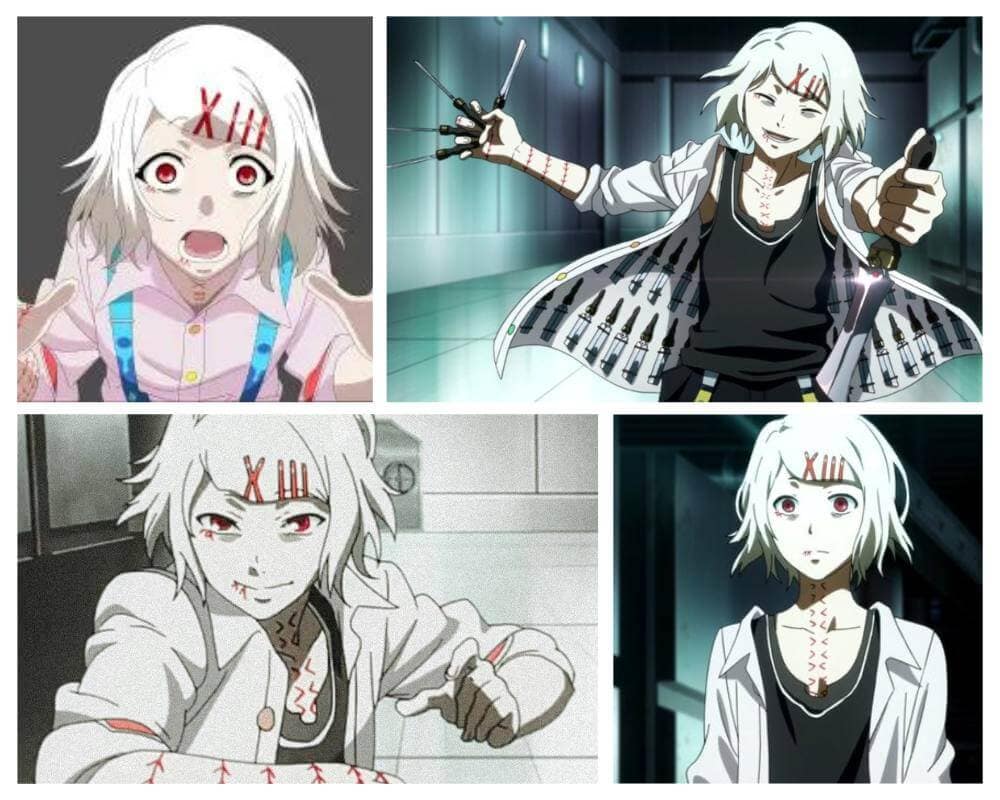 Juuzou Suzuya Tokyo Ghoul stitch tattoos