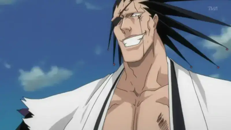 Kenpachi Zaraki - Bleach 11th Division Captain with power-limiting eyepatch