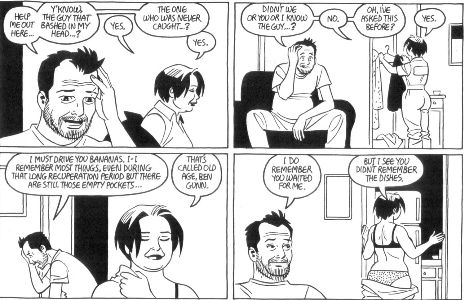 Love and Rockets black and white comic