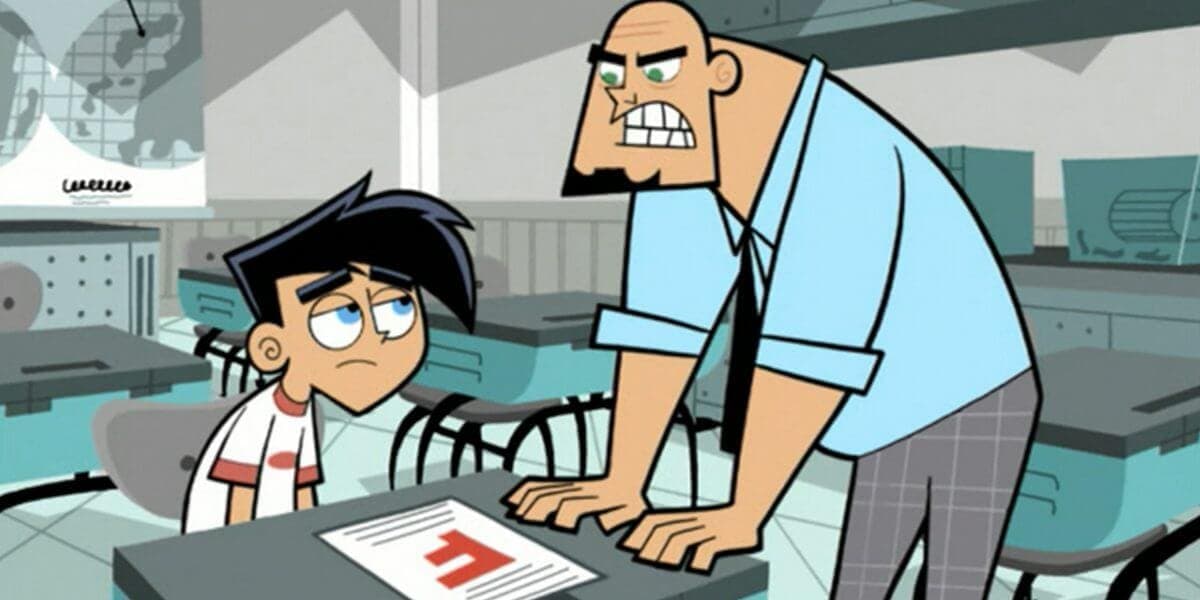 Mr. Lancer the English teacher from Danny Phantom