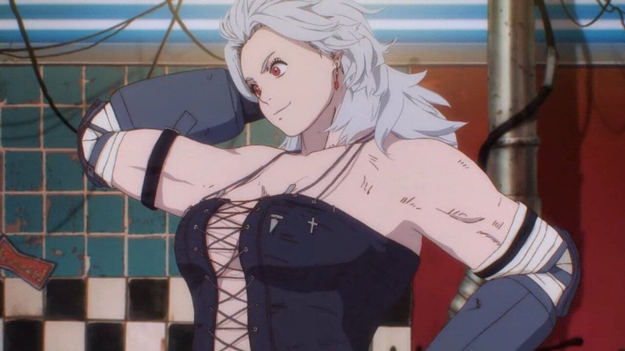 Noi Dorohedoro anime character with tattoos