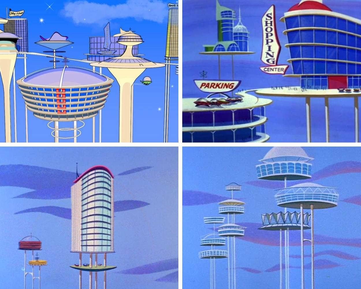 Orbit City from The Jetsons