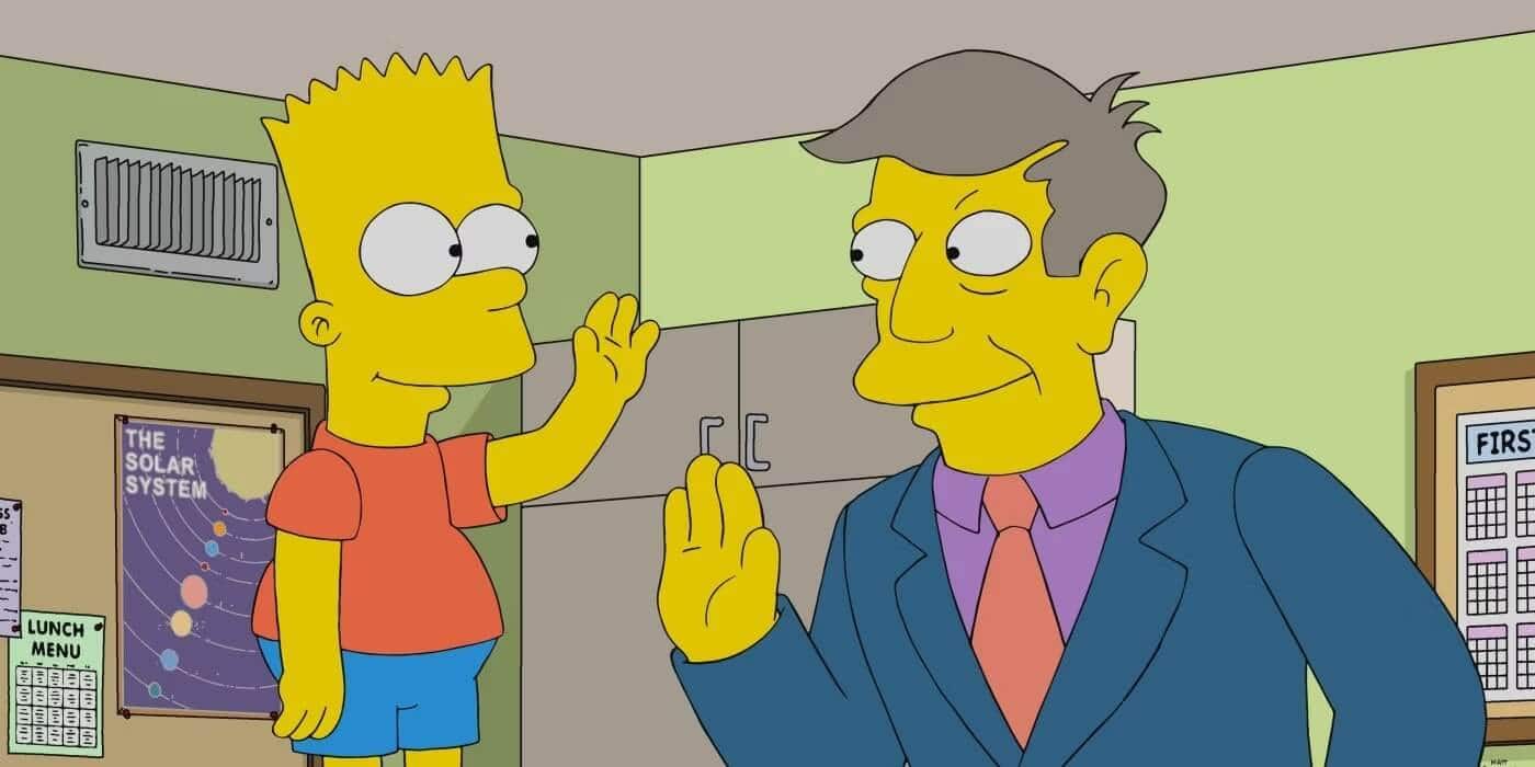 Principal Seymour Skinner from The Simpsons Springfield Elementary
