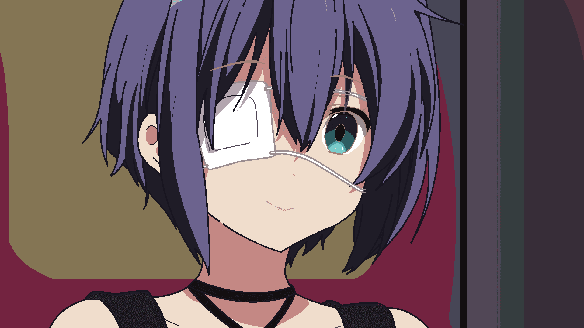 Rikka Takanashi - Chuunibyou anime character with Wicked Eye eyepatch