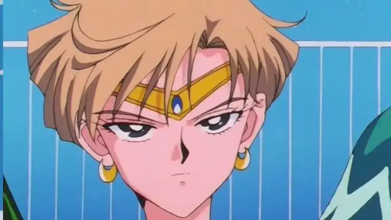 Sailor Uranus - Sailor Moon Outer Senshi with cosmic earrings
