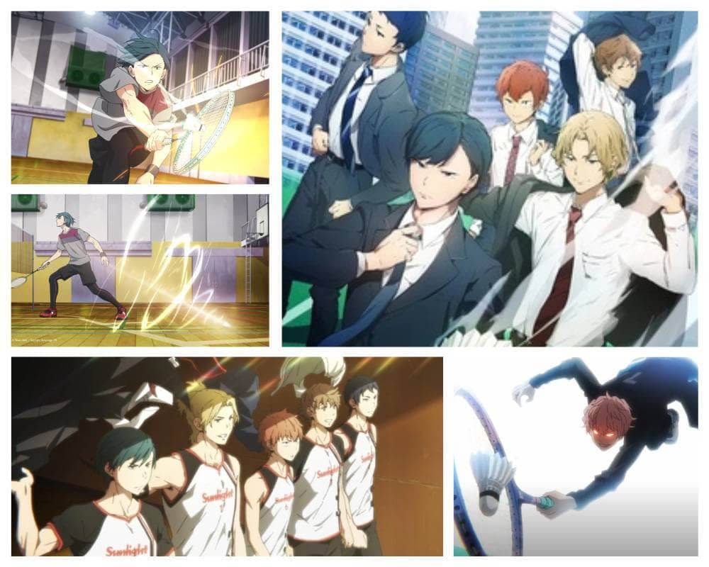 Salaryman's Club badminton anime about corporate sports team