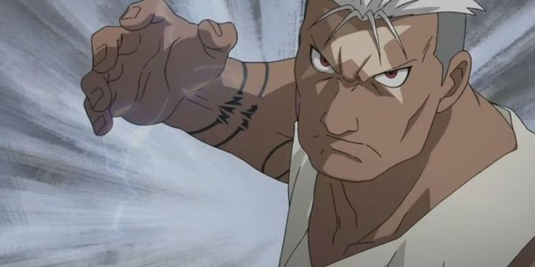 Scar Fullmetal Alchemist Brotherhood alchemy arm tattoo