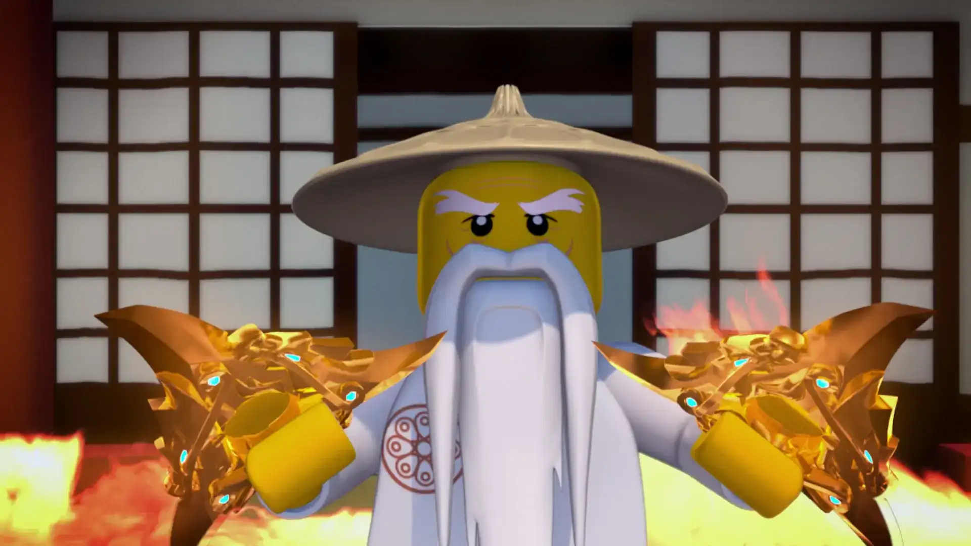 Sensei Wu the ninja mentor from Lego Ninjago