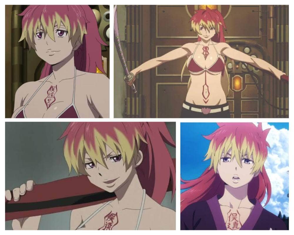 Shura Kirigakure Blue Exorcist anime character with tattoos