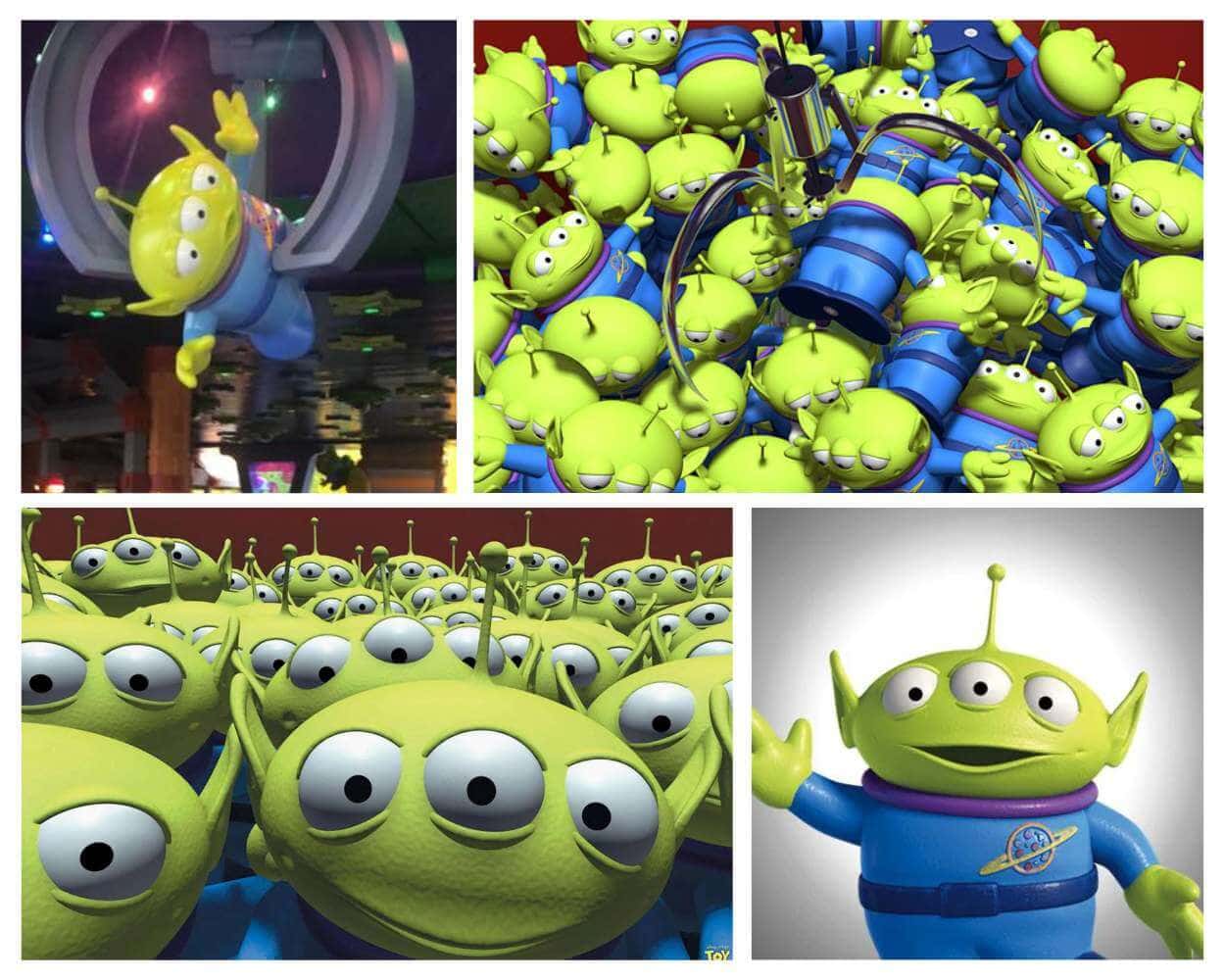 The three-eyed Little Green Men aliens from Pixar's Toy Story
