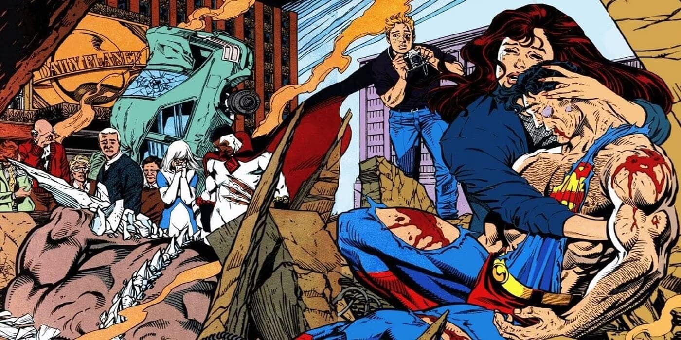 The Death of Superman vs Doomsday two part animated film