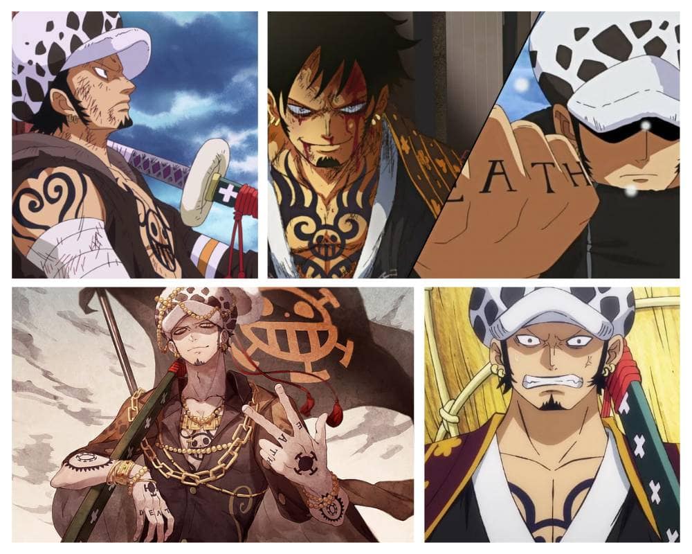 Trafalgar D Water Law One Piece tattoos