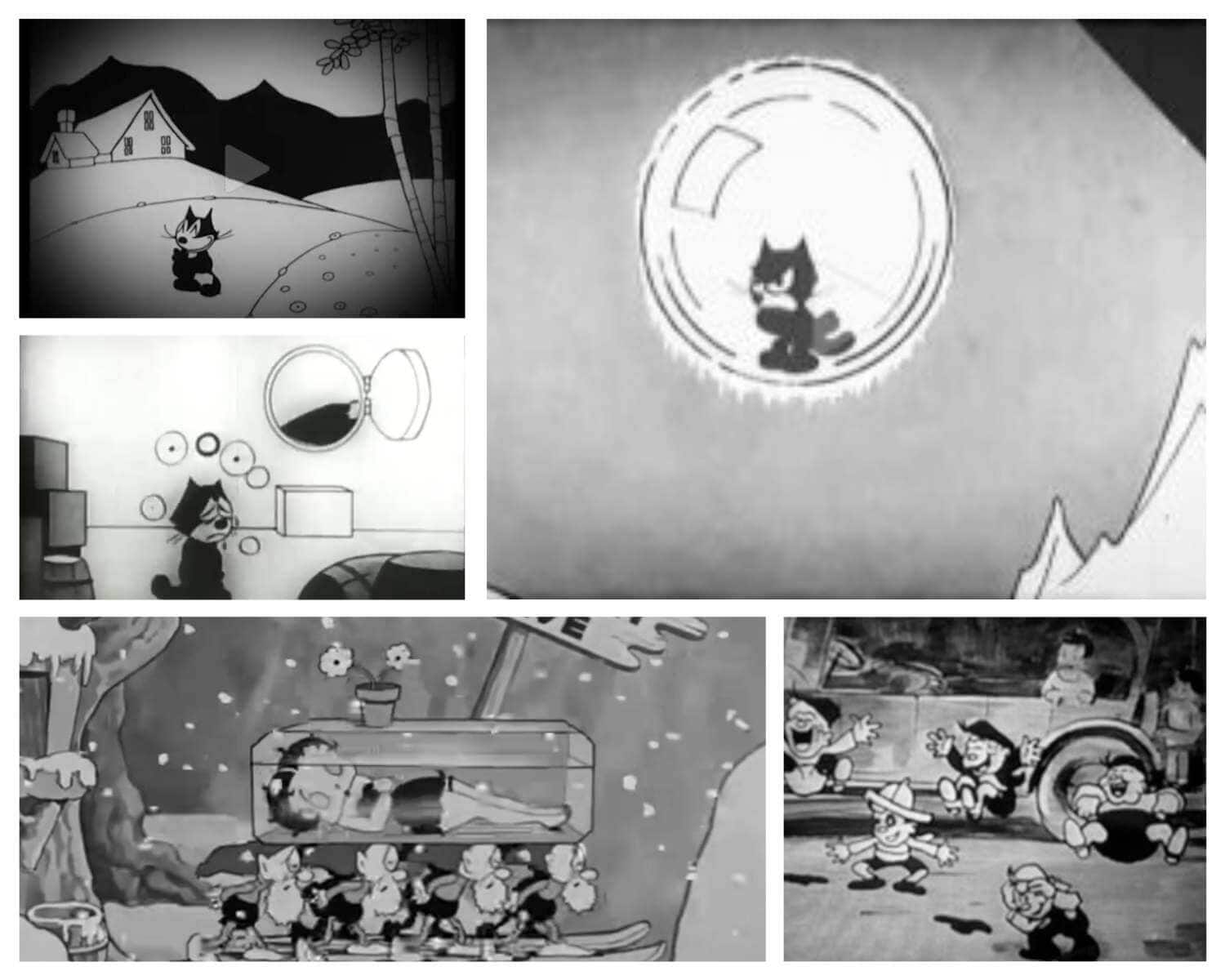 world of silent cartoons and early hand drawn animation
