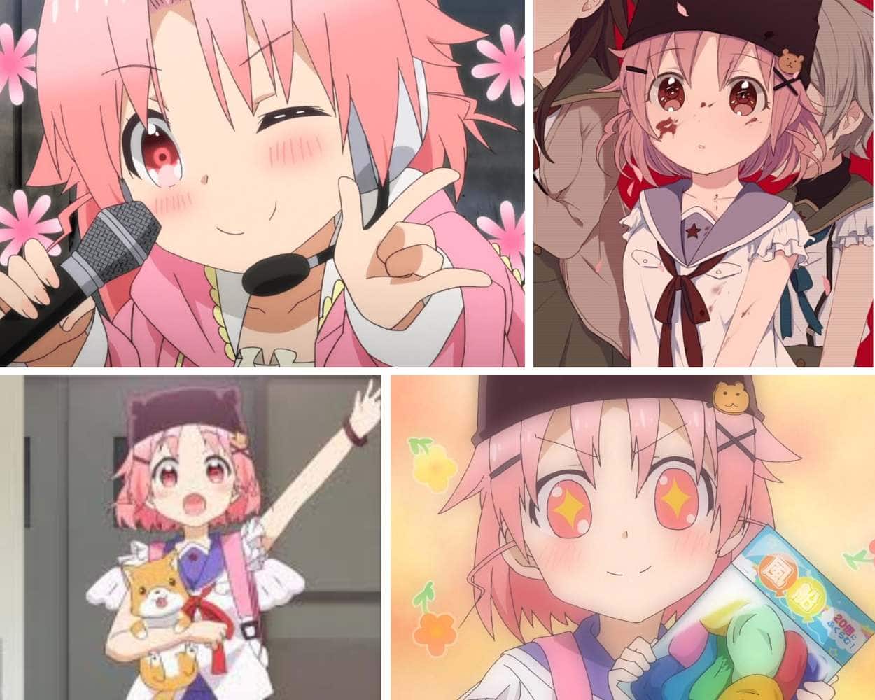 Yuki Takeya from School-Live! the cheerful character with a dark secret