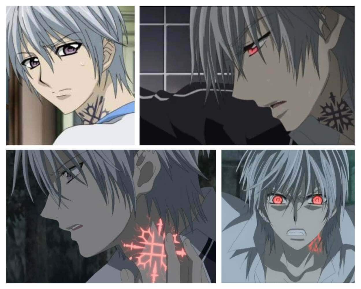 Zero Kiryu Vampire Knight tattooed anime character