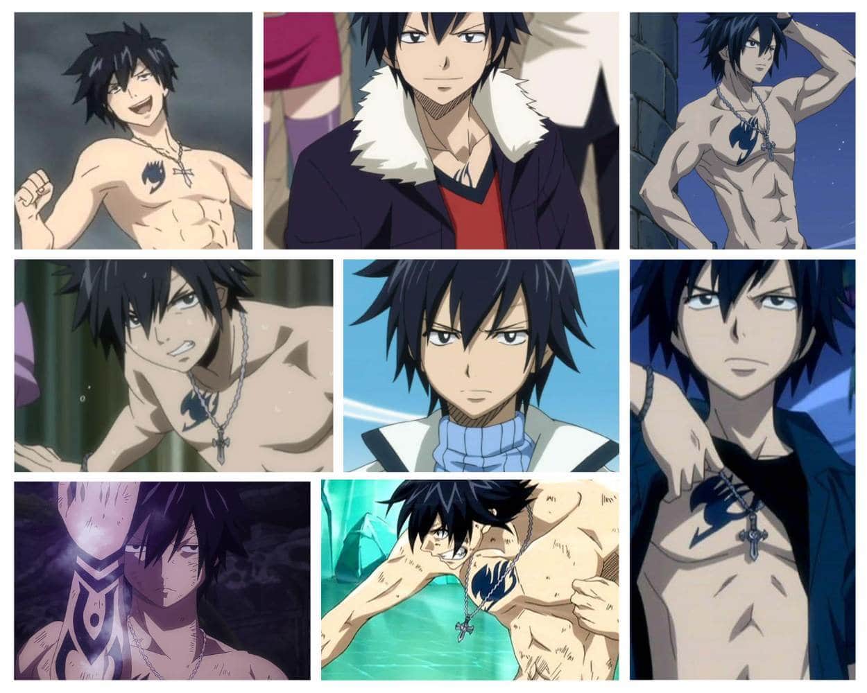 Gray Fullbuster the ice mage from Fairy Tail guild