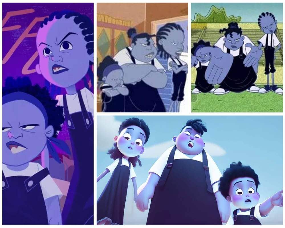 Gross Sisters Proud Family style and outfits