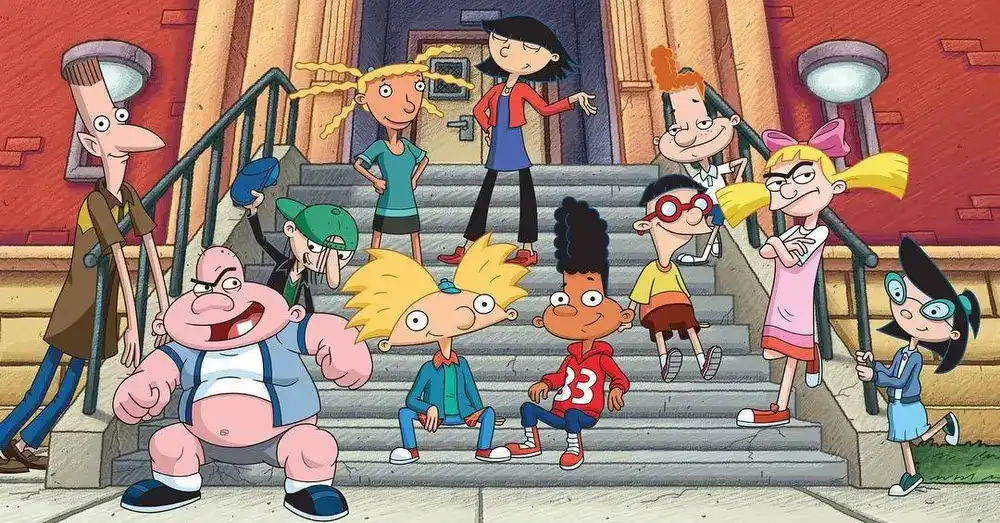 Gerald and Arnold the iconic best friend duo from Hey Arnold