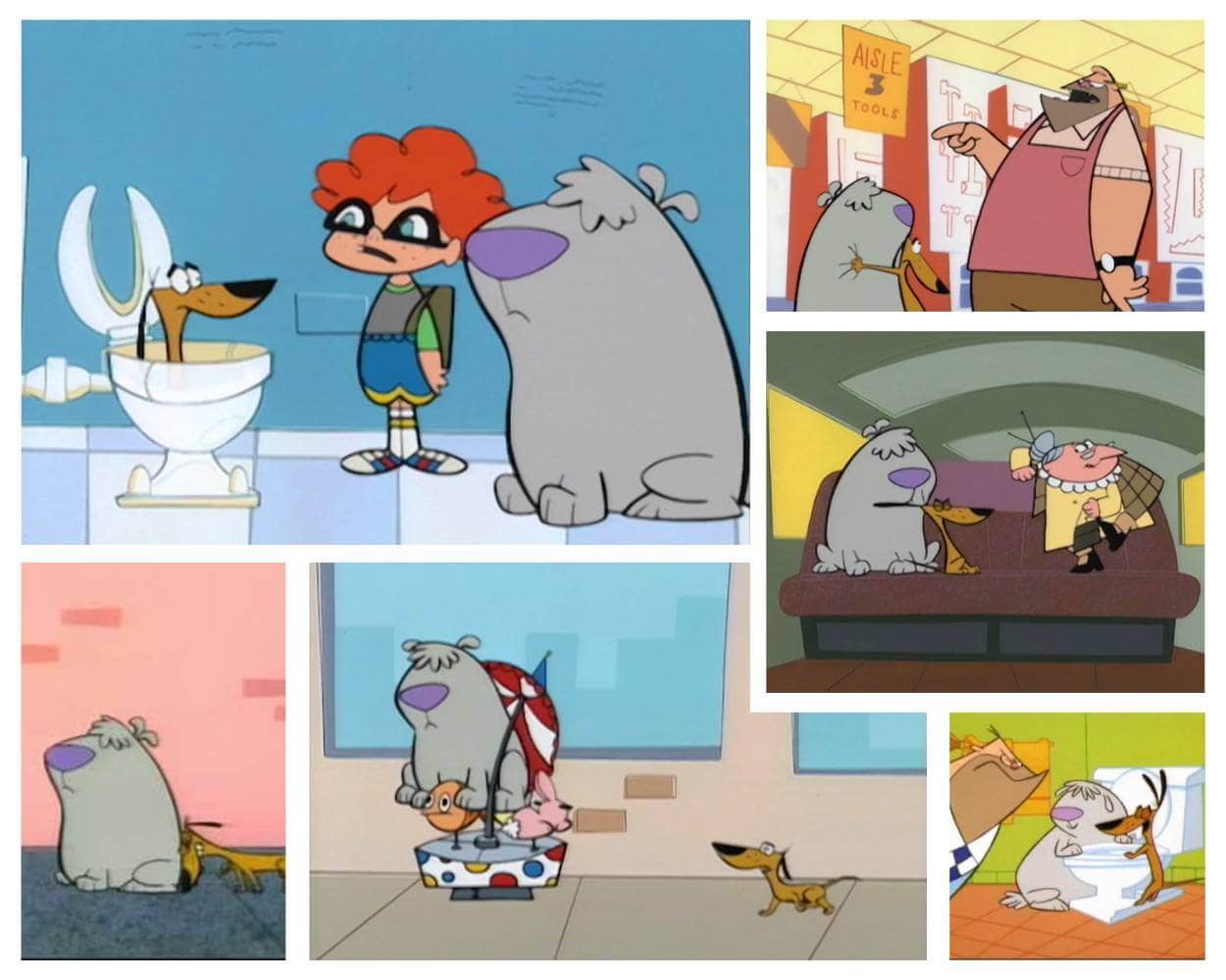 2 Stupid Dogs characters Big Dog and Little Dog