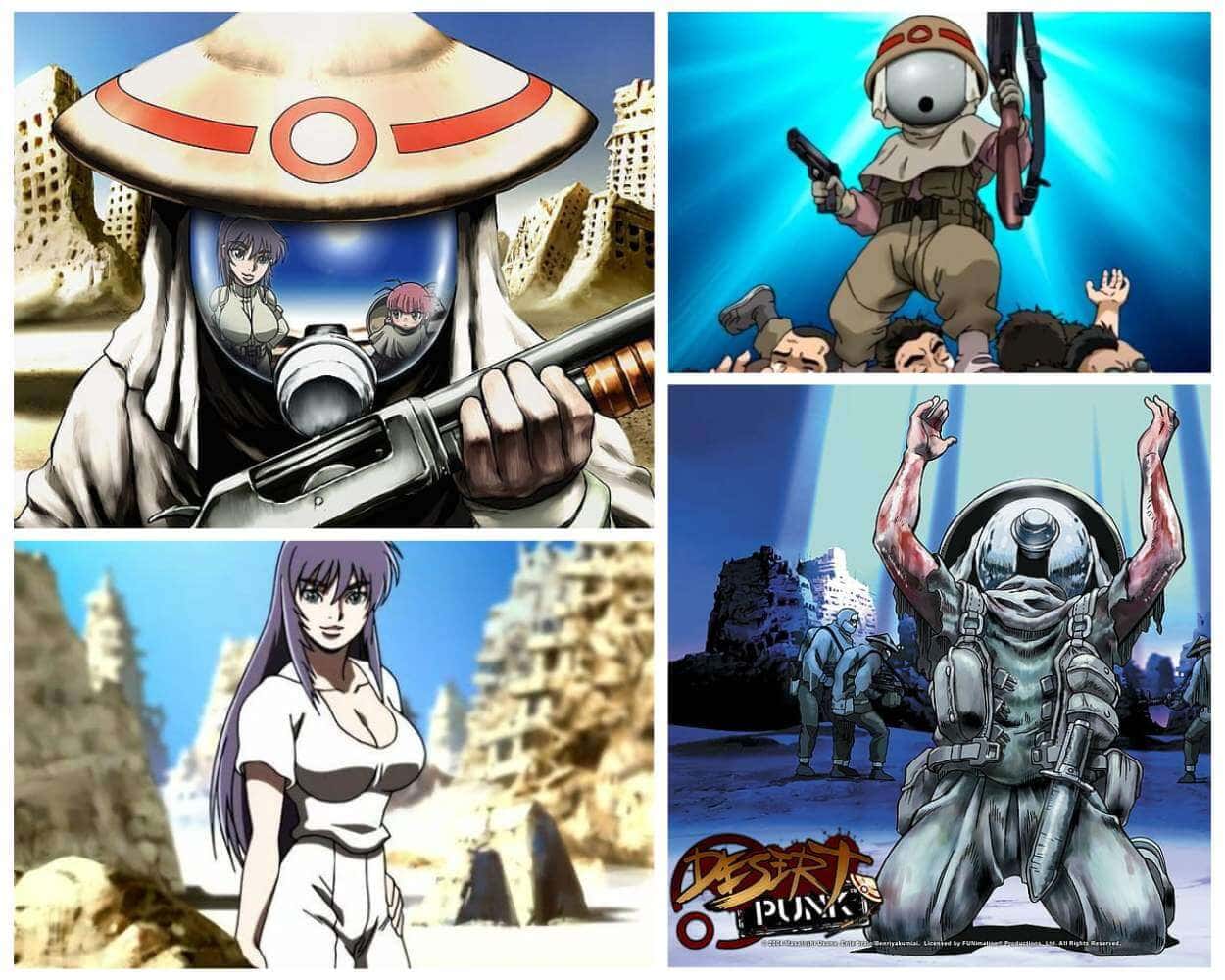 Desert Punk the post-apocalyptic Japan western anime