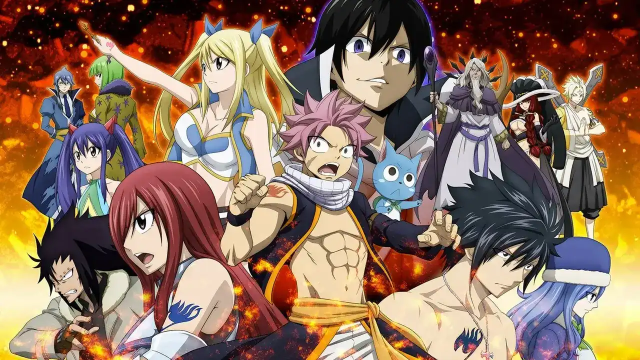 Fairy Tail the long-running shonen anime with fan service