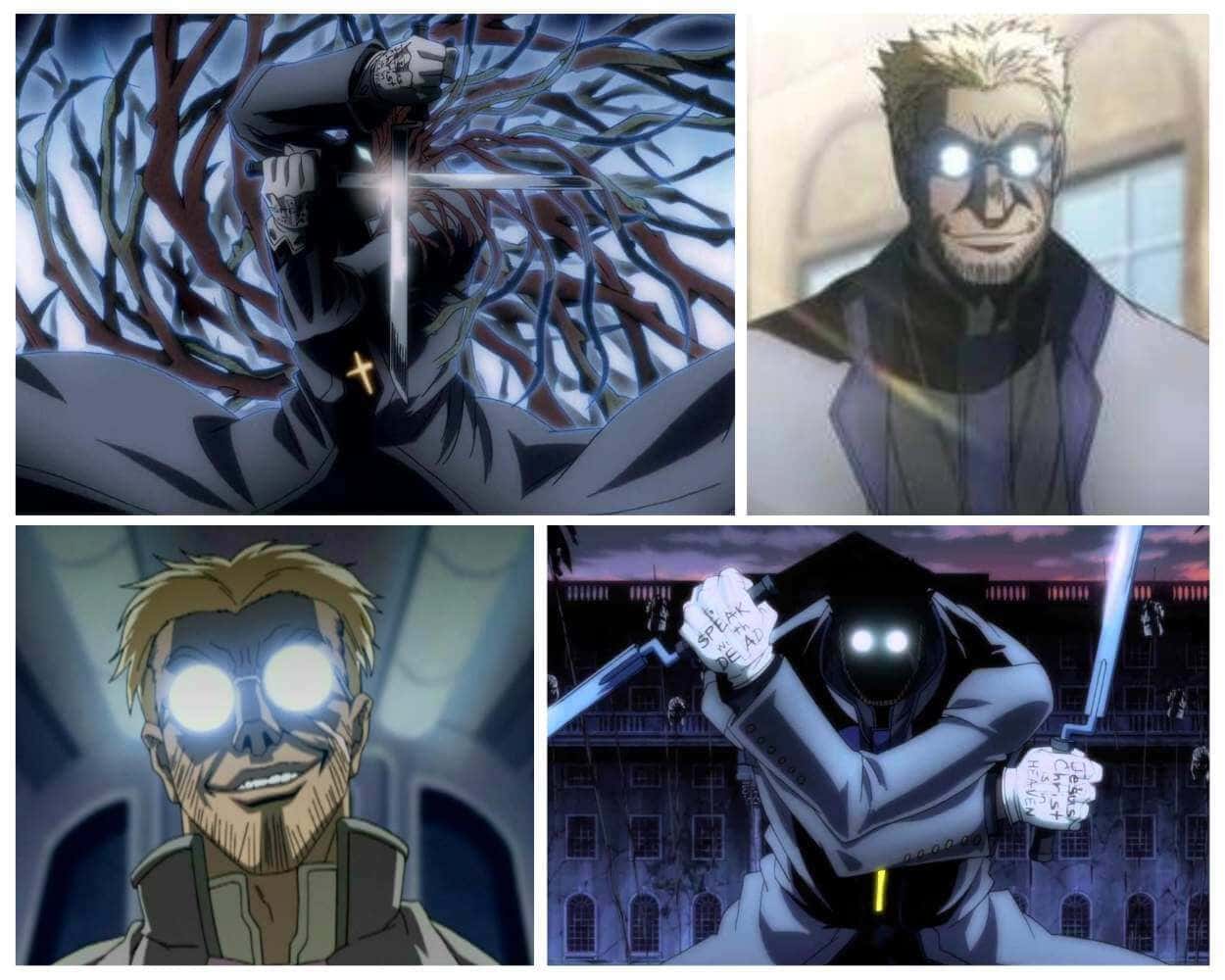 Father Anderson anime priest Hellsing Ultimate