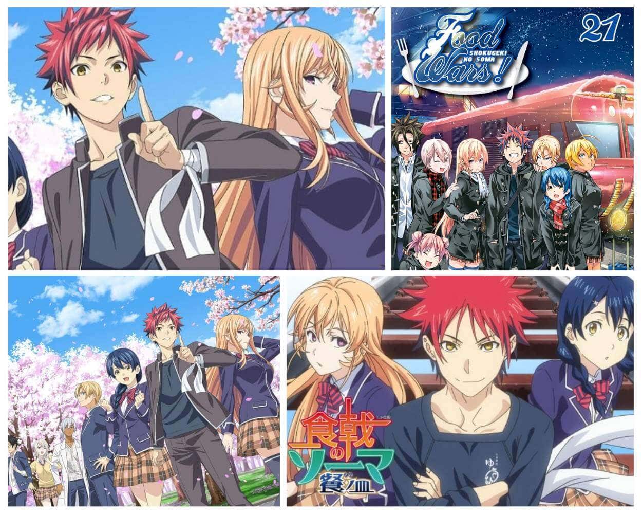 Food Wars Shokugeki no Soma the cooking ecchi anime